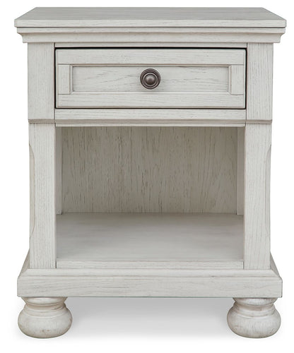 Robbinsdale - One Drawer Night Stand - Antique White