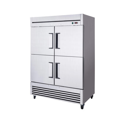 54-Inch 49 Cu.Ft Commercial 6-Shelves Stainless Steel Reach-In Freezer (SAK10247)
