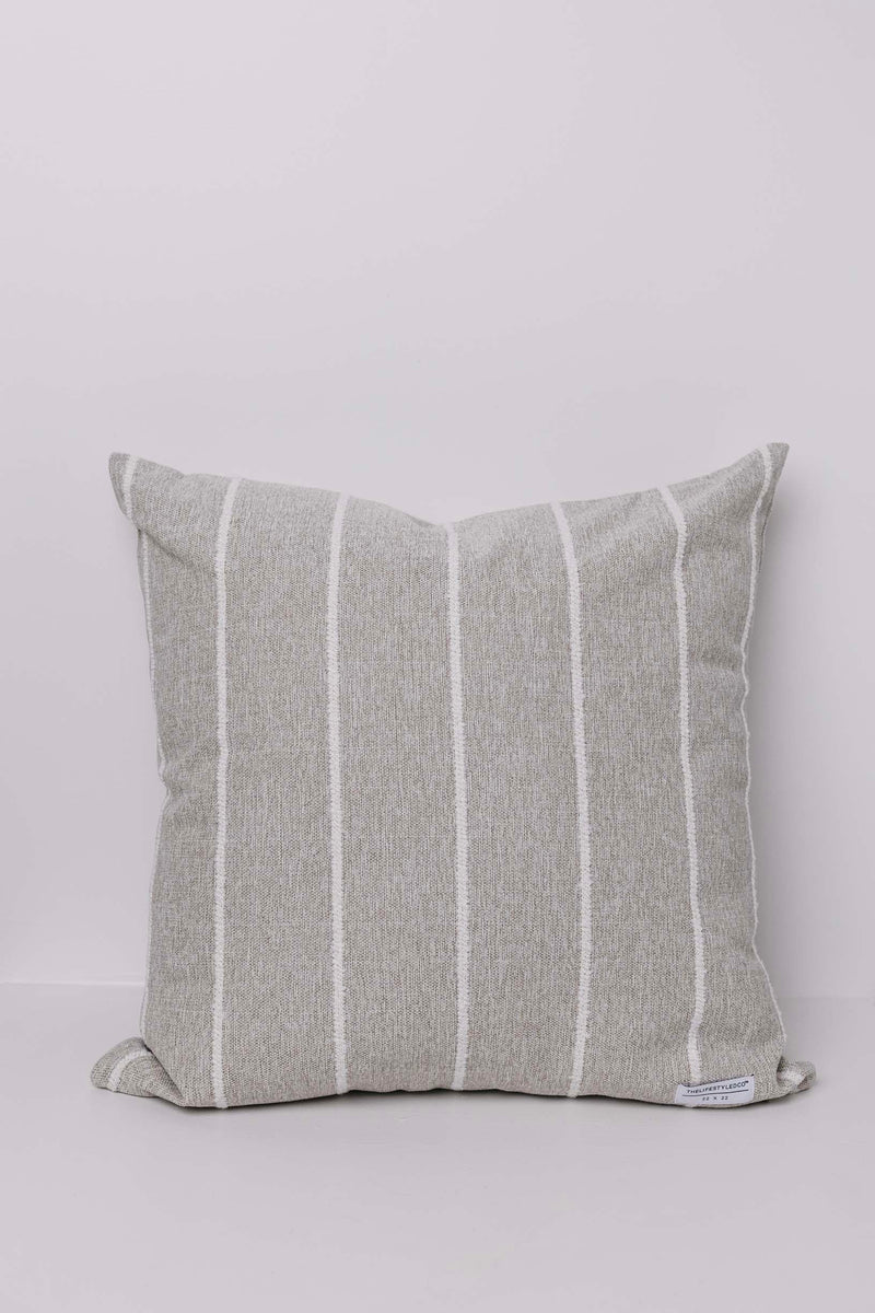 Jolie Textured Slub Stripe Pillow - 3 Sizes