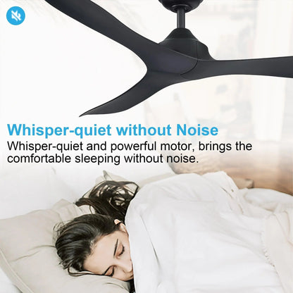 56" Eon Modern Reversible Ceiling Fan with Remote Control
