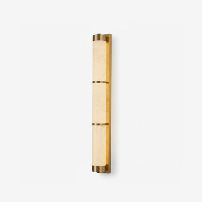 Calista Linear Alabaster Brass Sconce