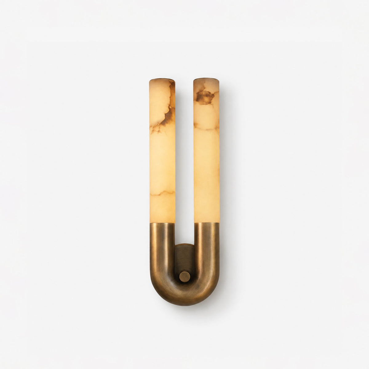 U-Shape Alabaster Arch Wall Sconce
