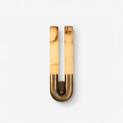 U-Shape Alabaster Arch Wall Sconce