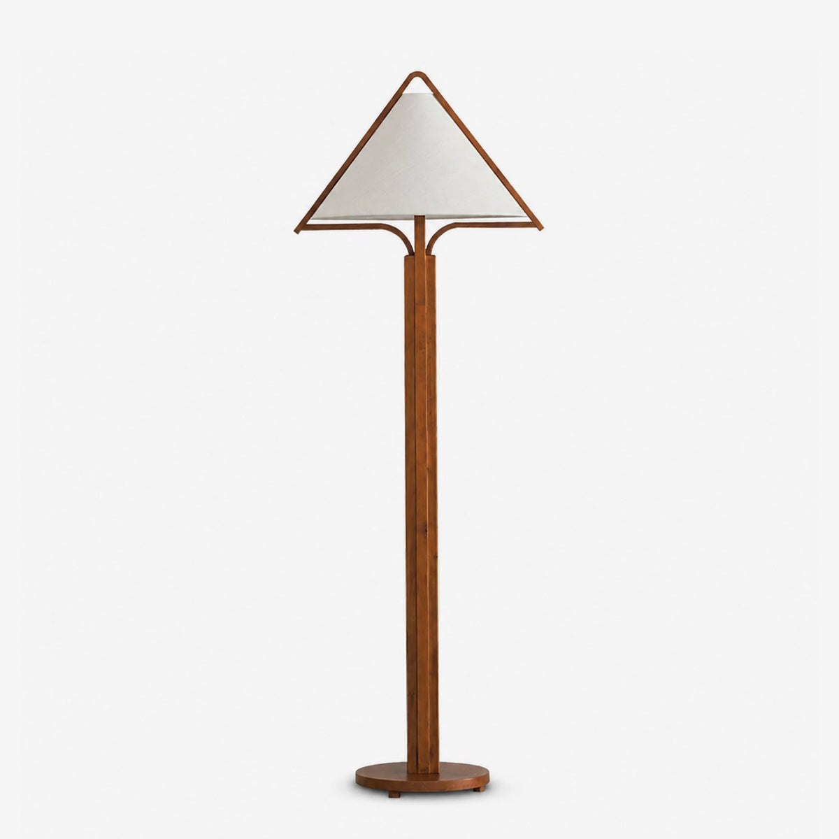 Tavora Triangle Shade Wood Floor Lamp