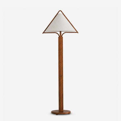 Tavora Triangle Shade Wood Floor Lamp