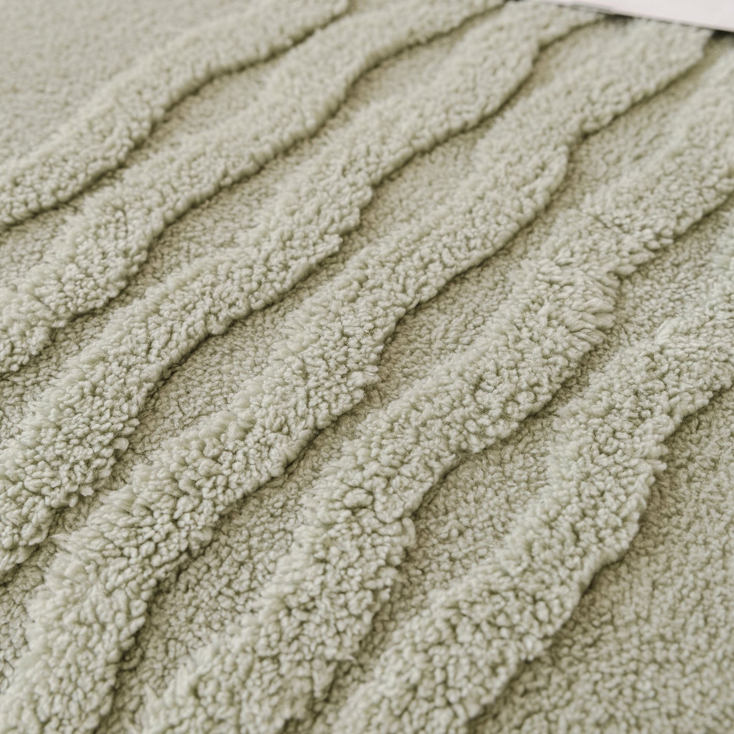 Modern 3D Water Ripple Sofa Cover, Non-Shedding Cream Style Furniture Protector Throw