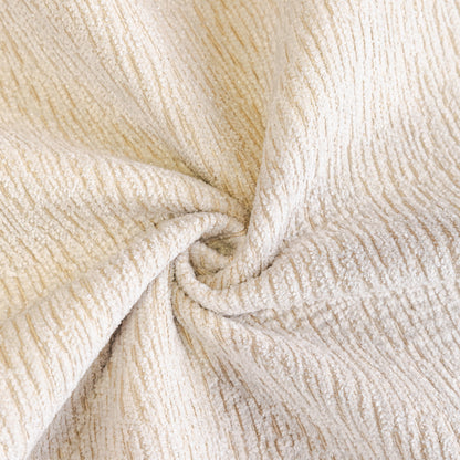 Chenille Couch Cover with Scalloped Edge, Non-Slip Modular Slipcover Sectional