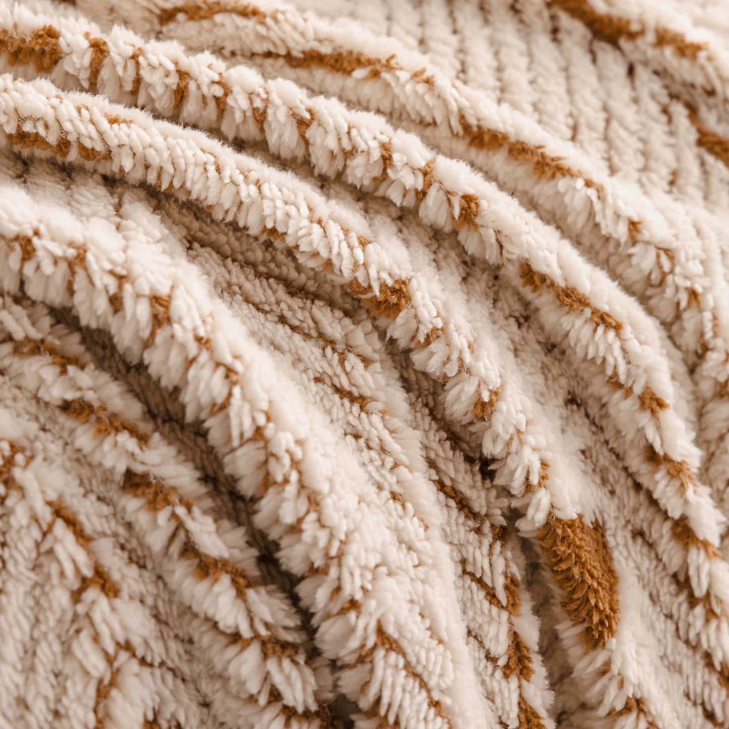 Thick Plush Sofa Cover Throw for Couch, 3D Textured Herringbone Washable Slipcover