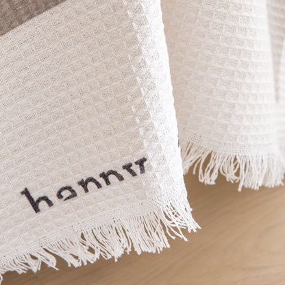 Chenille Sofa Cover Throw, Smile Couch Cover Blanket Throws for Couches, Soft Sofa Towel