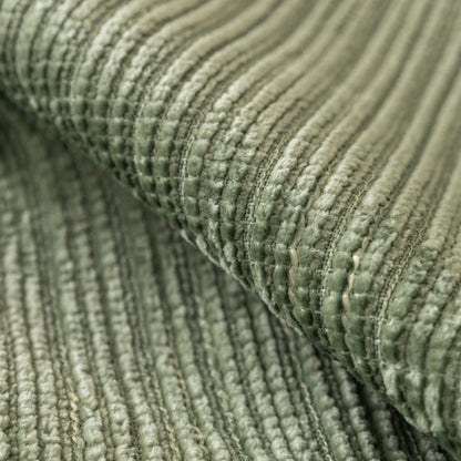 Plush Solid Color Striped L-Shaped Sofa Slipcovers, Washable Non-Slip Textured Furniture Covers