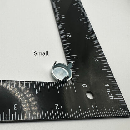 Furniture Glides, 3 Prong, Steel