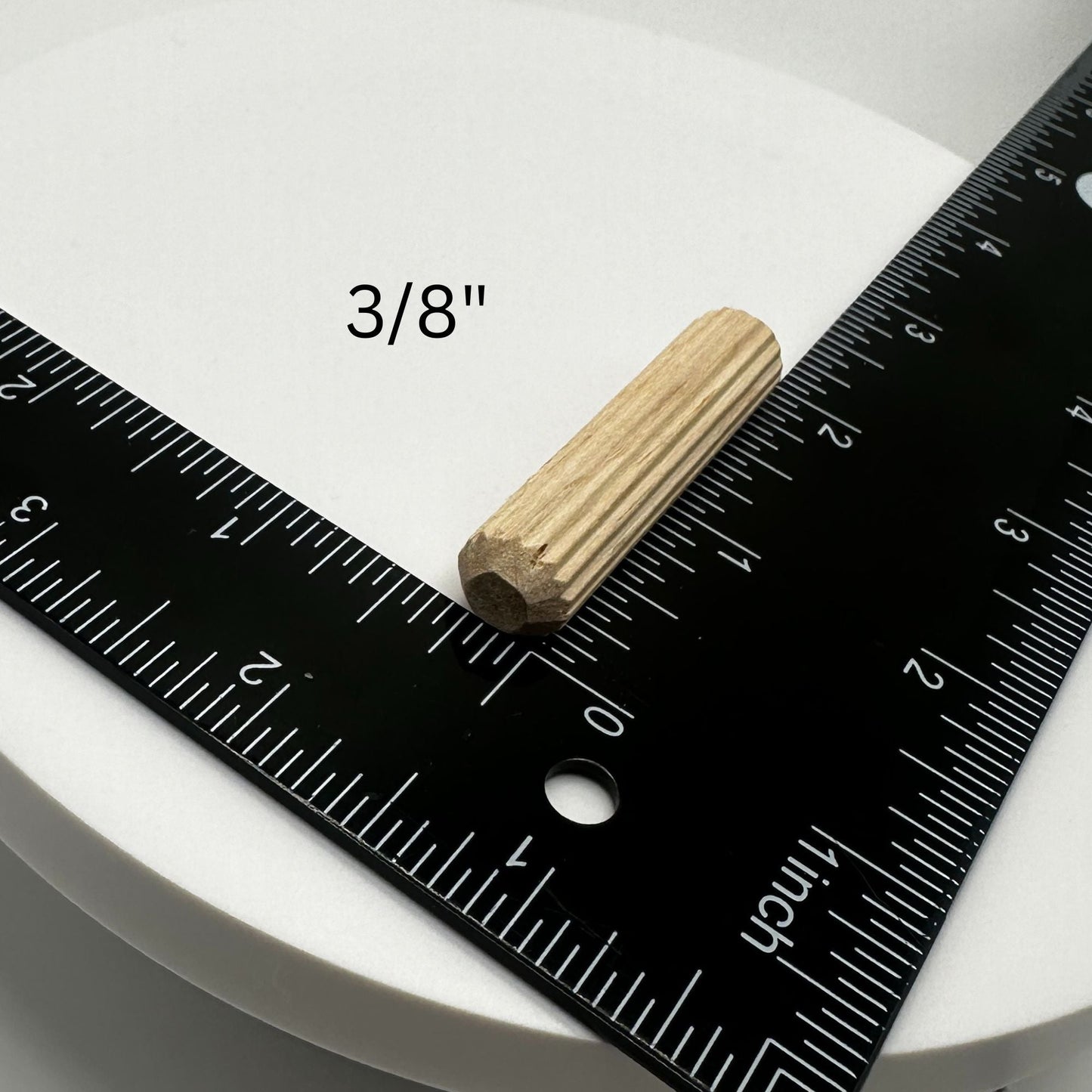 Fluted Dowel Pin - White Birch: Superior Glue Dispersion and Bonding in 4 Sizes