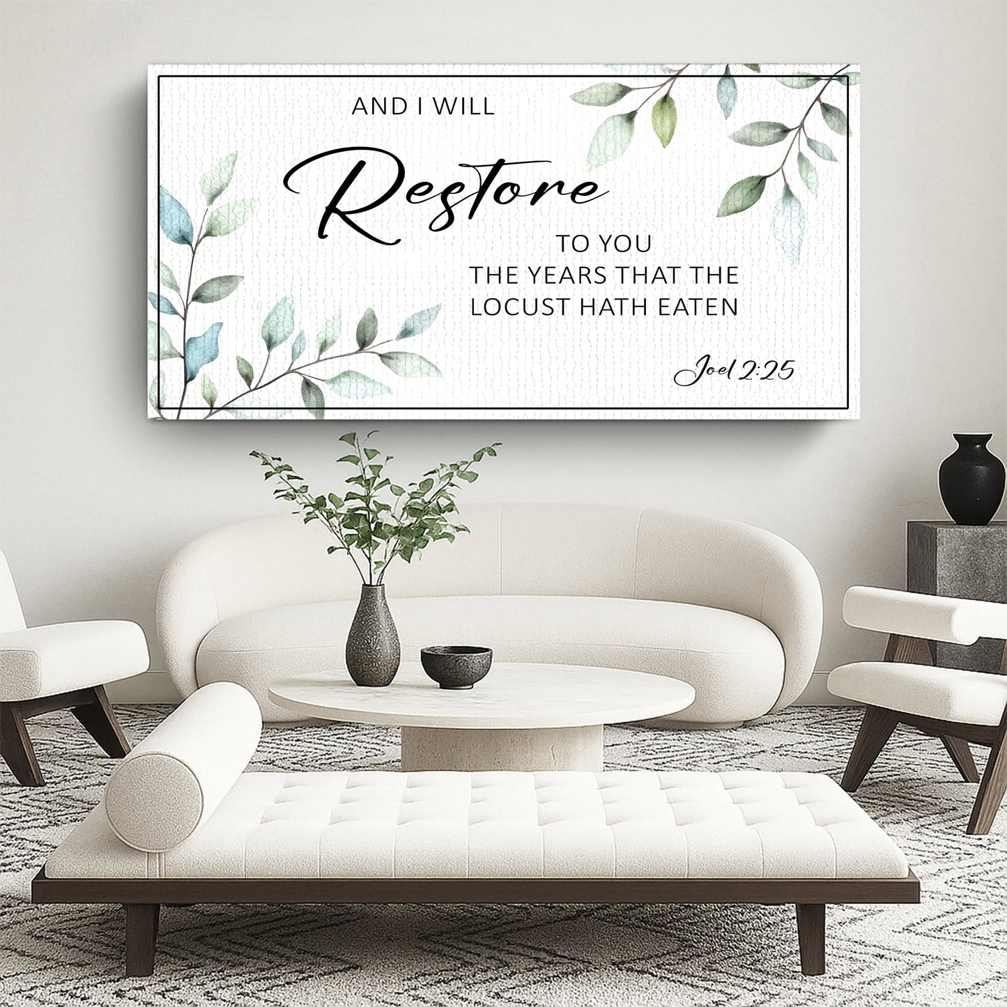 And I Will Restore To You - Joel 2:25 Faith Sign
