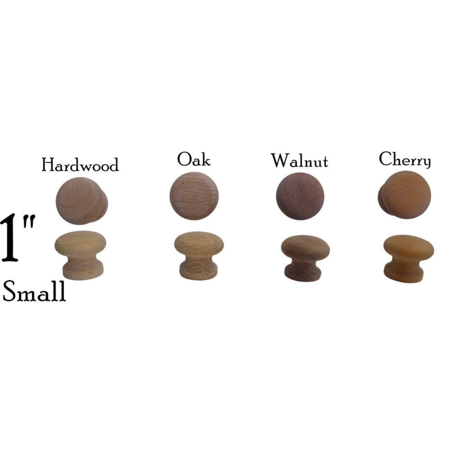 Wood Knob, Round