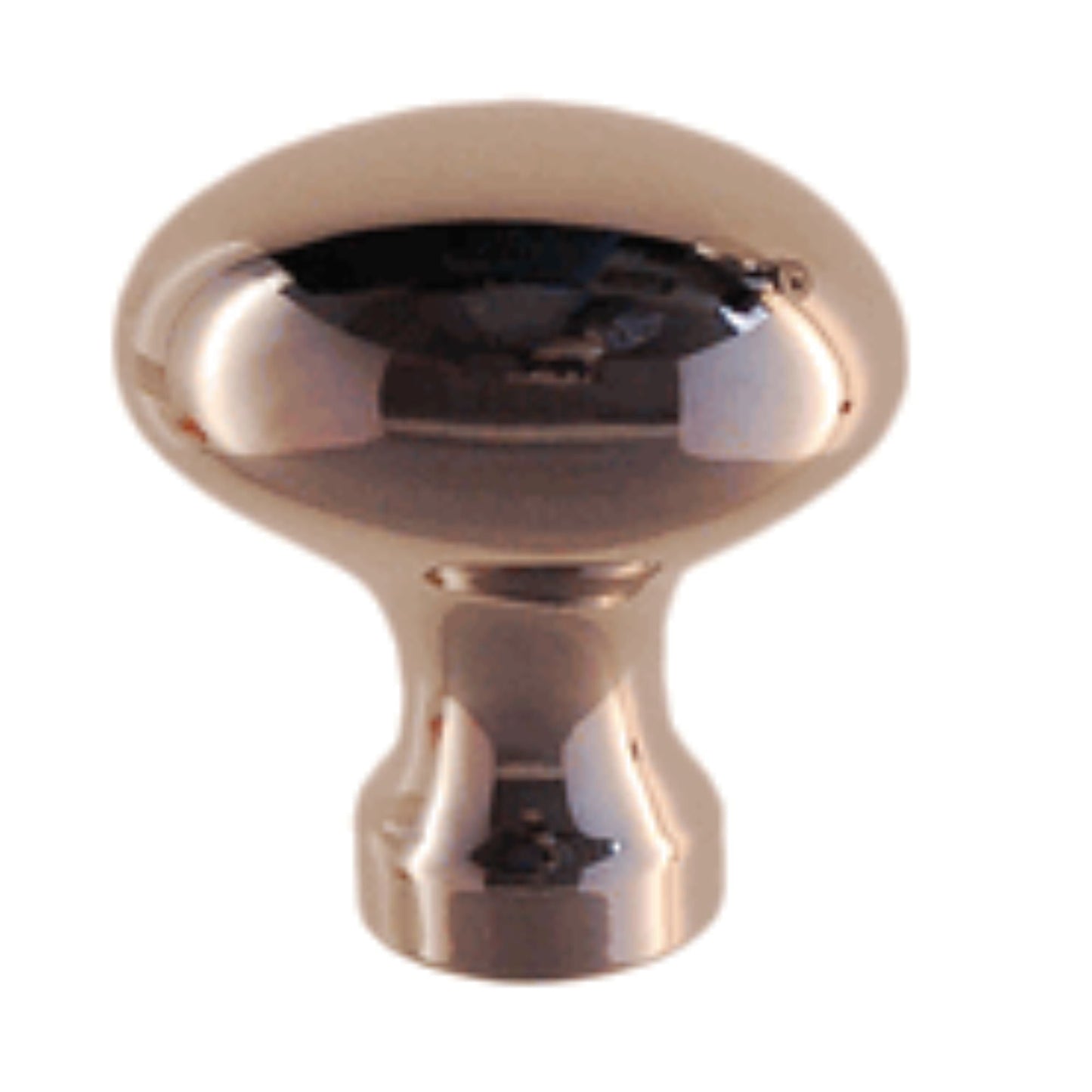 Oval Solid Brass Knob