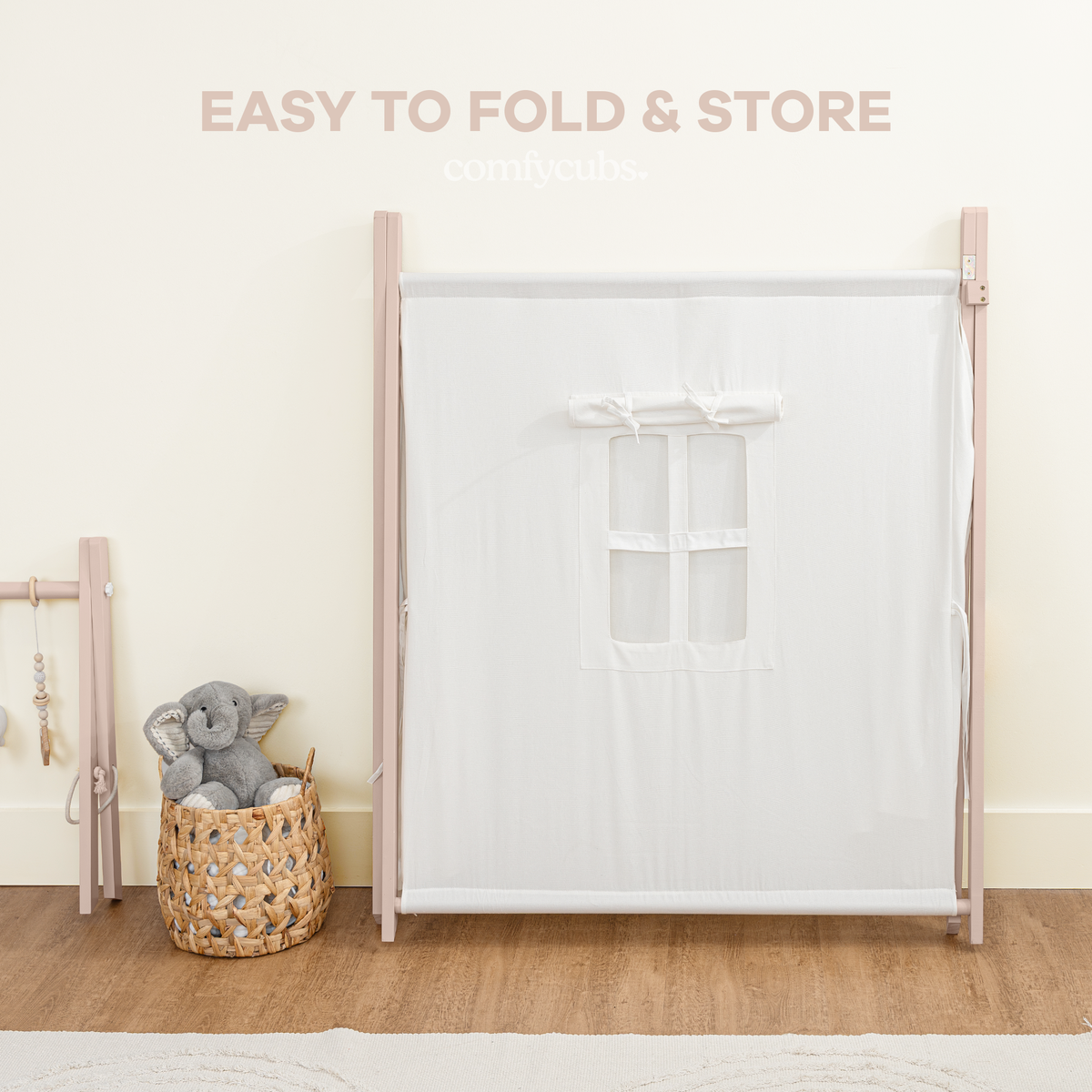 Kids Indoor Play Tent in Blush