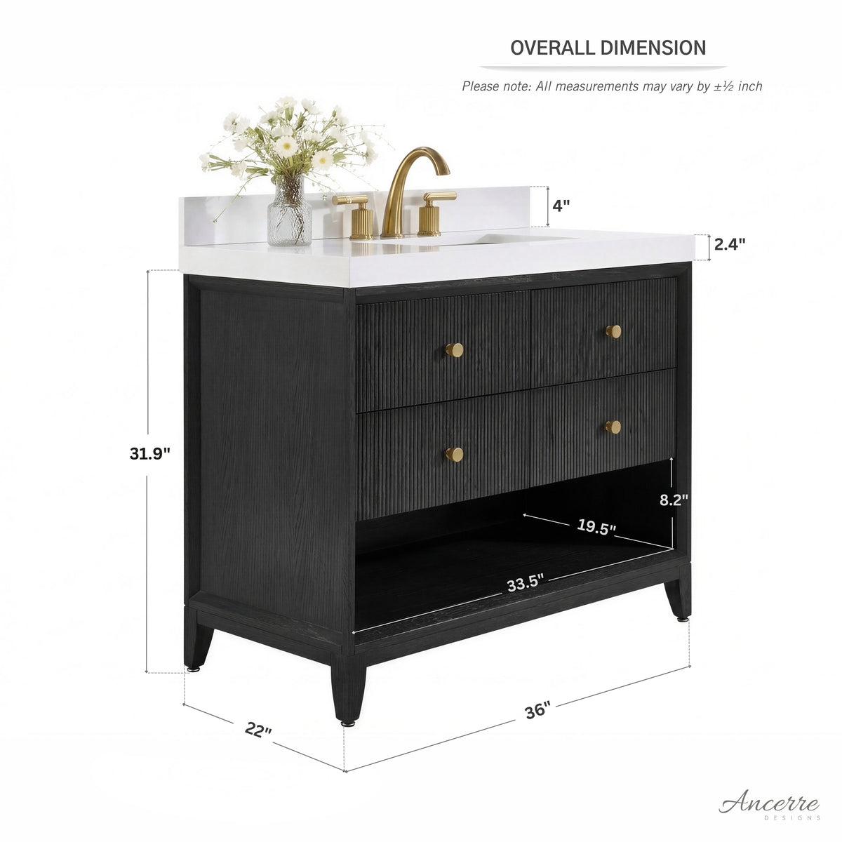 Momo 42" Bath Vanity Set