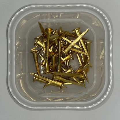 Antique Trunk Tacks - Authentic Brass & Steel for Perfect Vintage Restoration