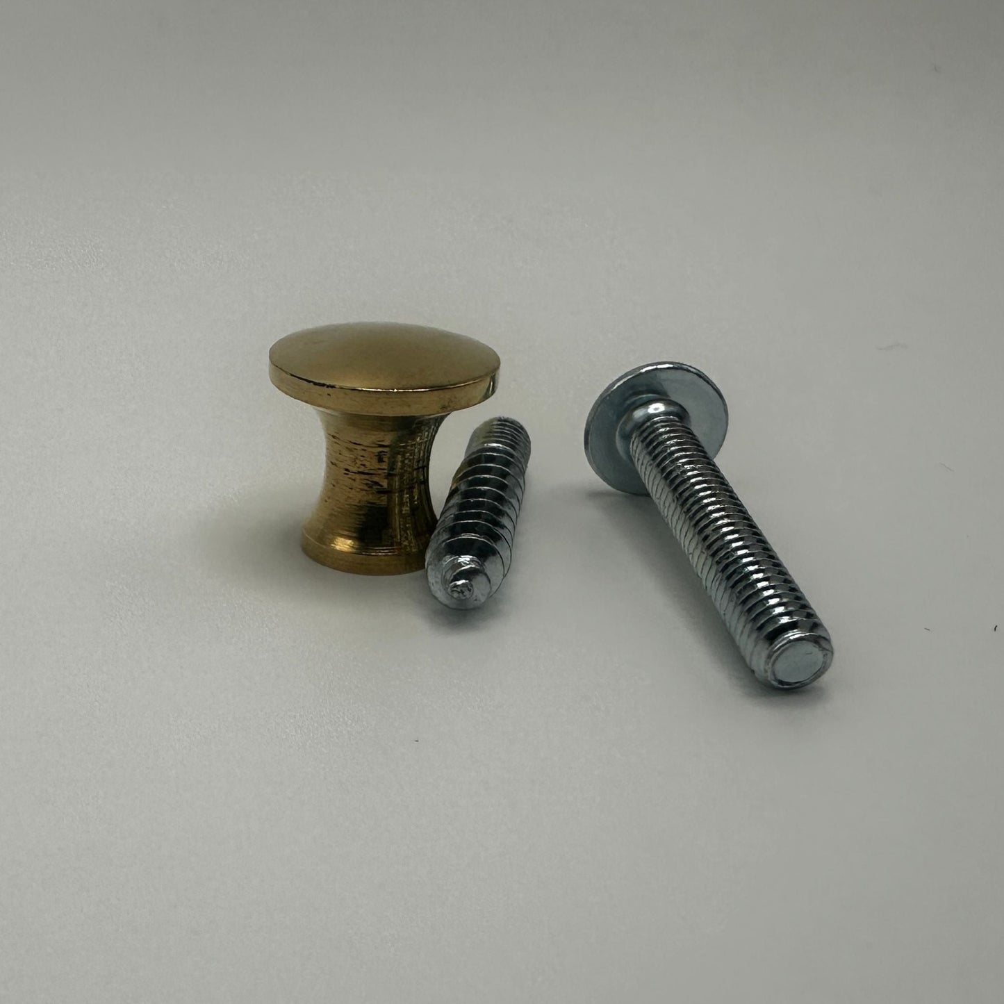 Small Lawyers Bookcase Knob - Brass or Nickel