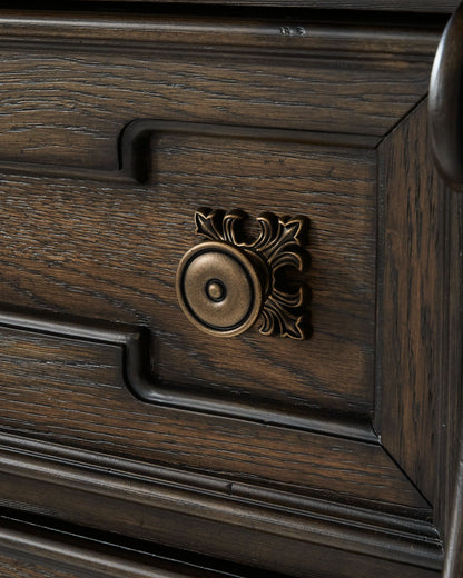 Maylee - Five Drawer Chest - Dark Brown