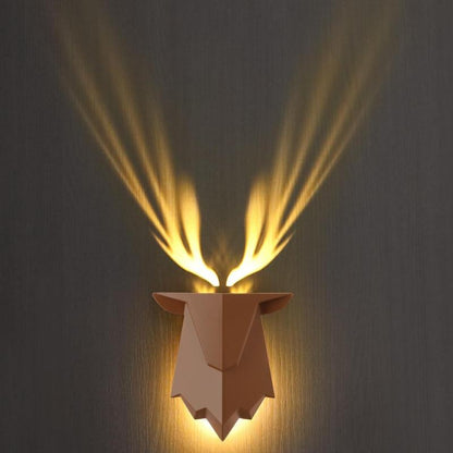 Elk Wall Lamp, Creative Projection Lamp