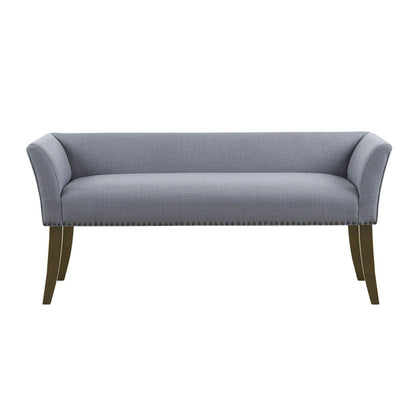 Elegant Design Bench Upholstery, Solid Wood Frame