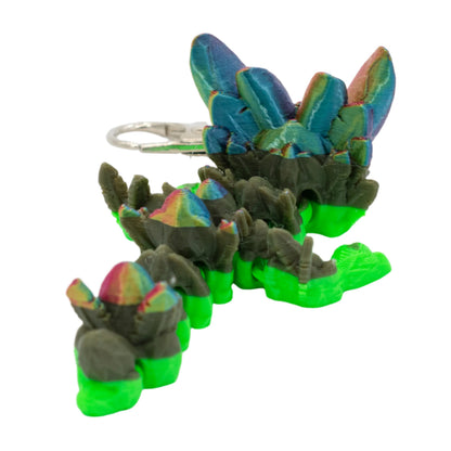 3D Printed Dragon Figurine Keychain | Multiple Colors | Black Sheep Products LLC