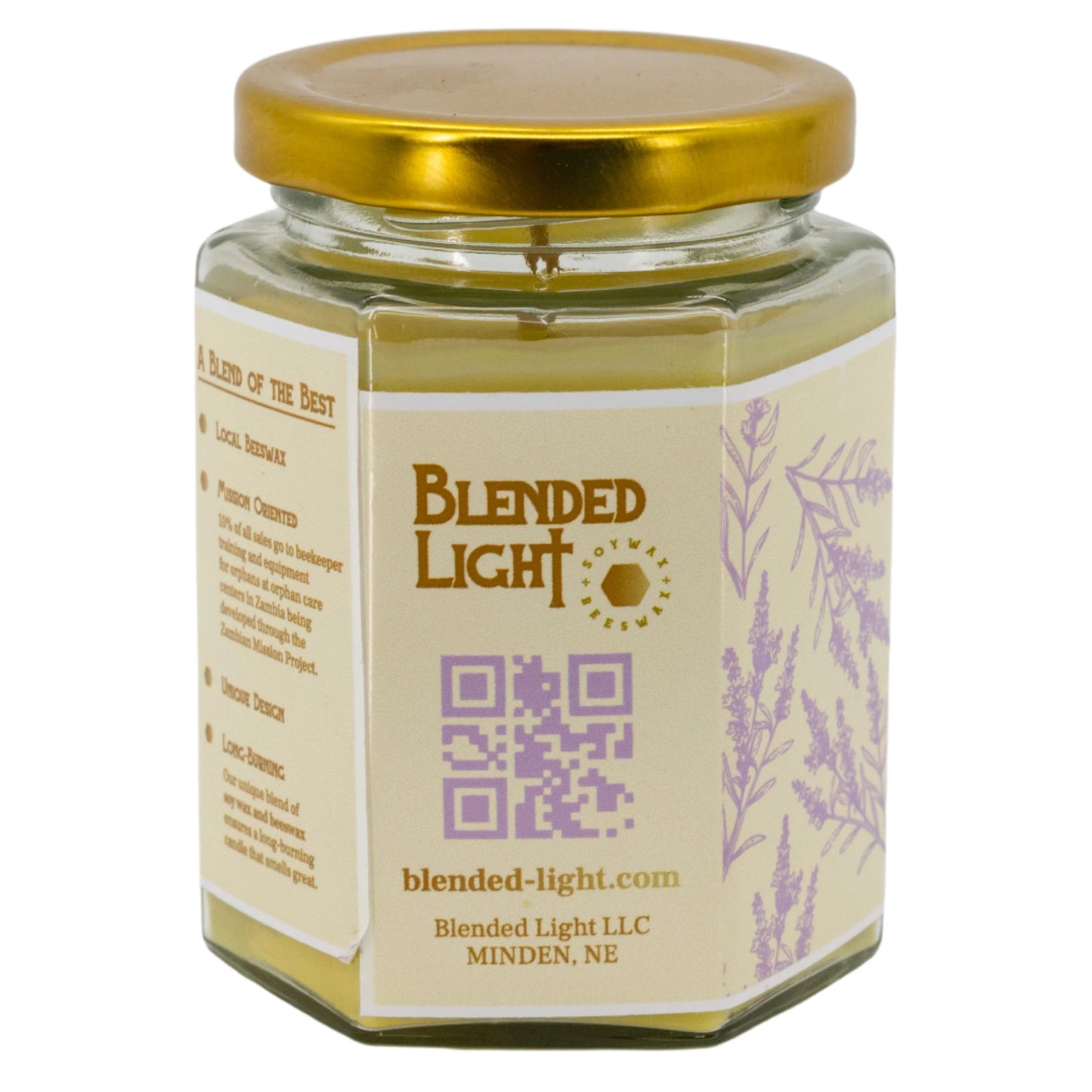 Lavender Scented Candle | Multiple Sizes | Blended Light