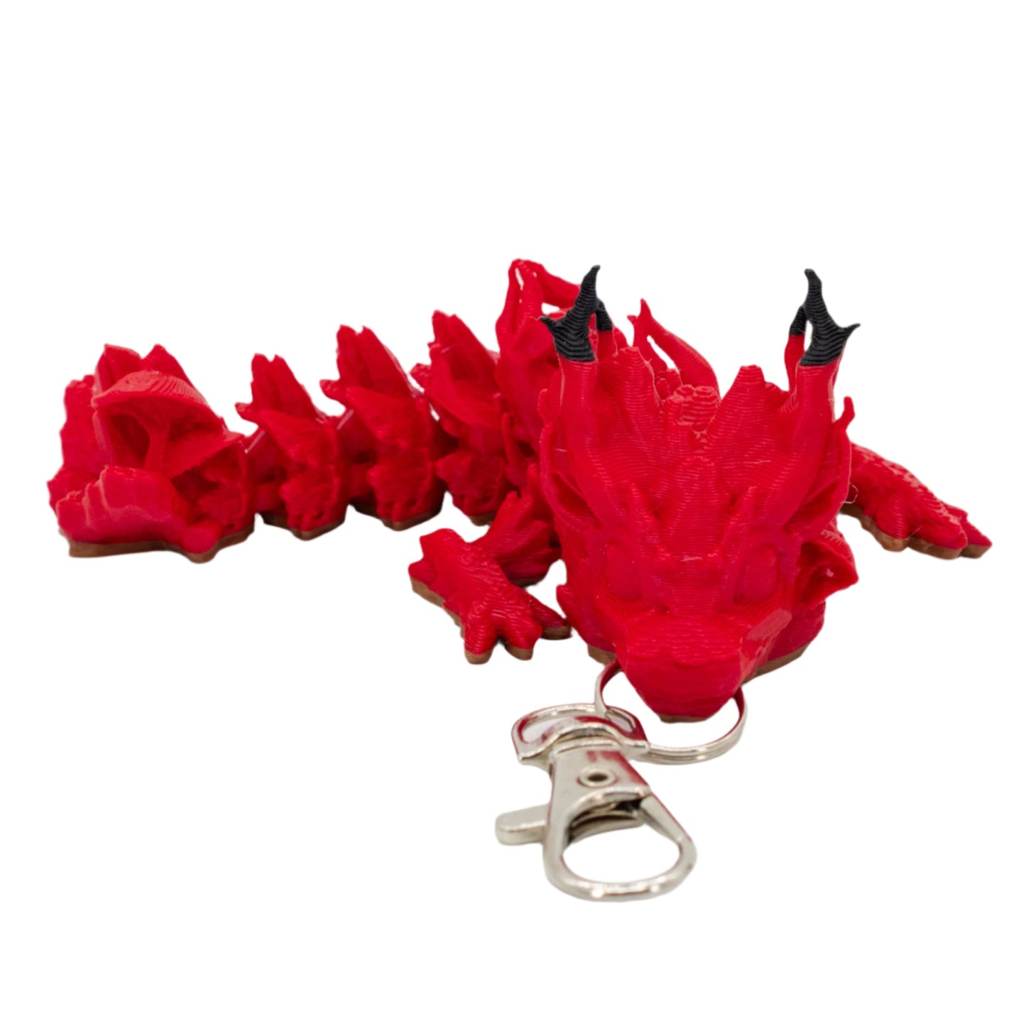 3D Printed Dragon Figurine Keychain | Multiple Colors | Black Sheep Products LLC