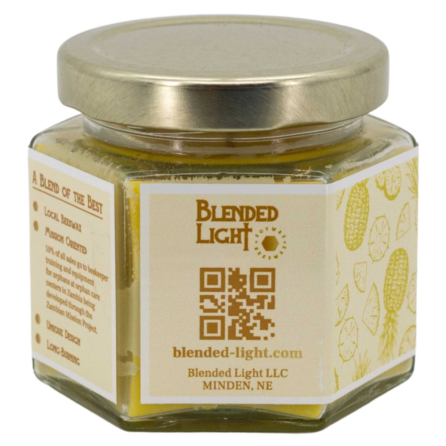 Piña Colada Scented Candle | Multiple Sizes | Blended Light