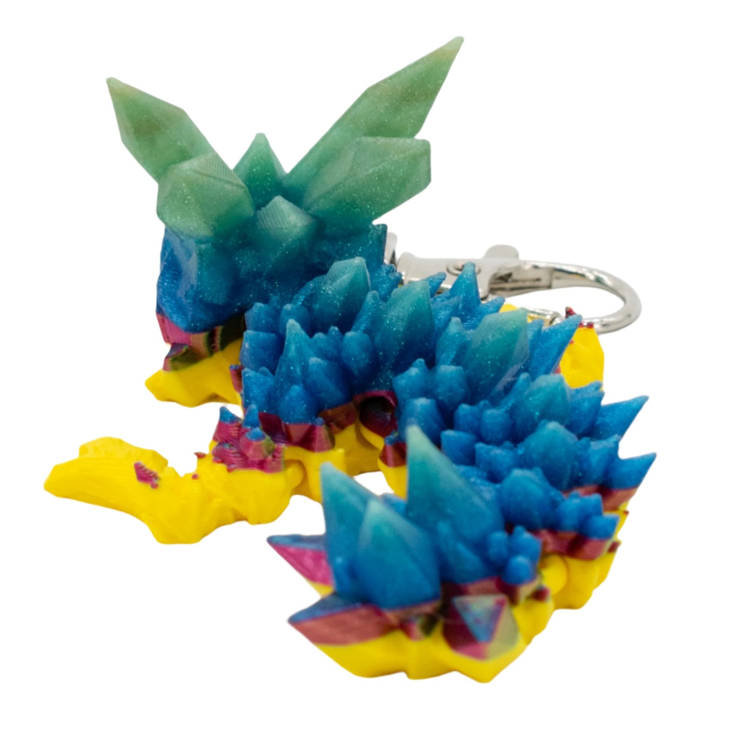3D Printed Dragon Figurine Keychain | Multiple Colors | Black Sheep Products LLC