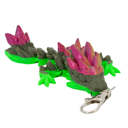 3D Printed Dragon Figurine Keychain | Multiple Colors | Black Sheep Products LLC