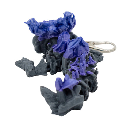 3D Printed Dragon Figurine Keychain | Multiple Colors | Black Sheep Products LLC