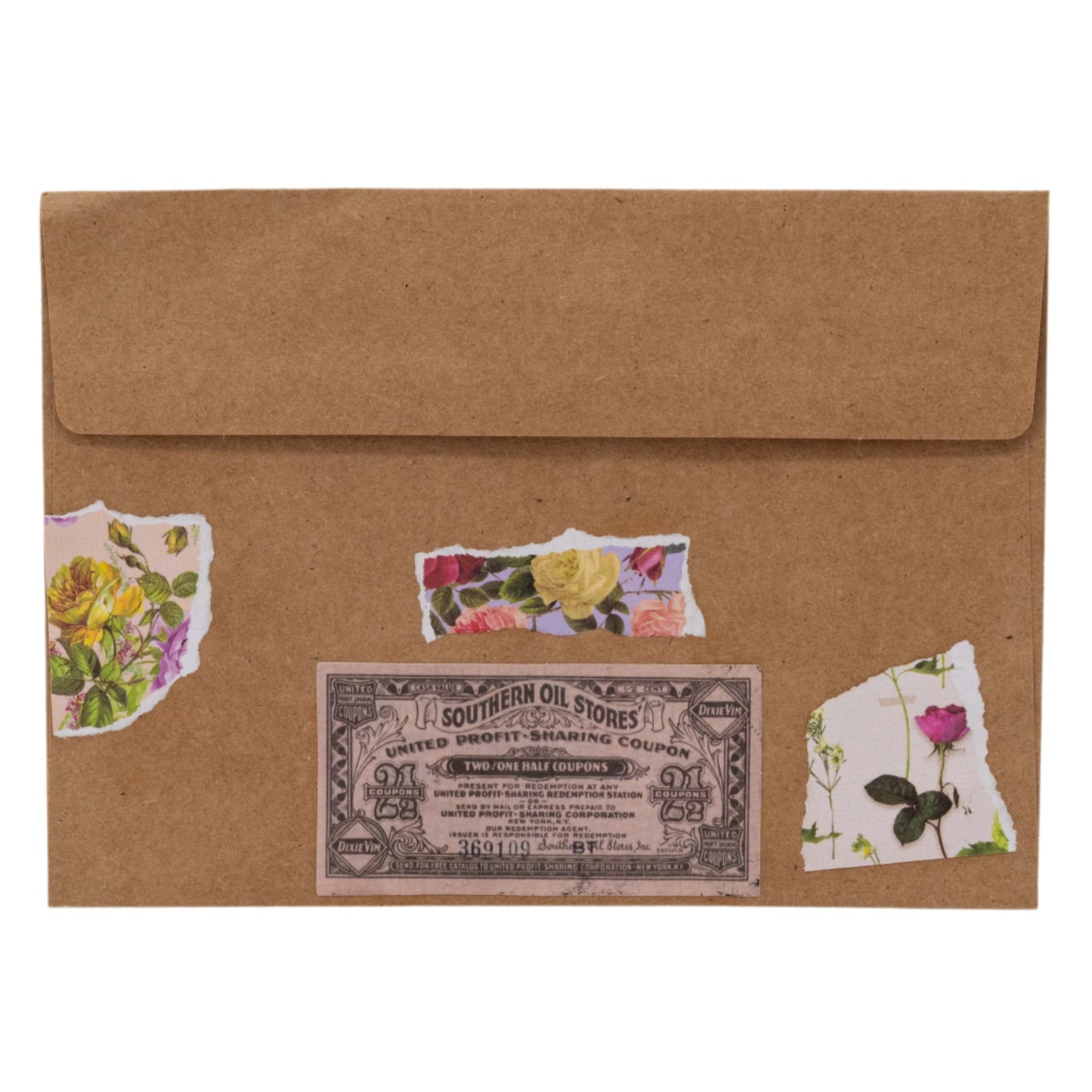 Vintage Junk Journal Card & Envelope Set | 5" x 7" | The Painted Attic