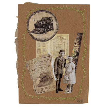 Vintage Junk Journal Card & Envelope Set | 5" x 7" | The Painted Attic