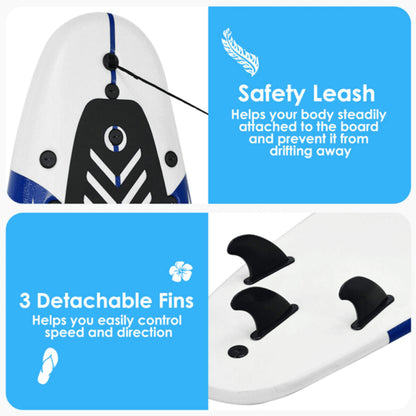 6FT Inflatable Blow Up Stand Up Paddle SUP Surfboard (SAK94461)