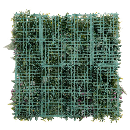 Country Fern Artificial Vertical Garden Green Wall Panel 40×40in 11 SQ FT – UV Resistant – Commercial Grade
