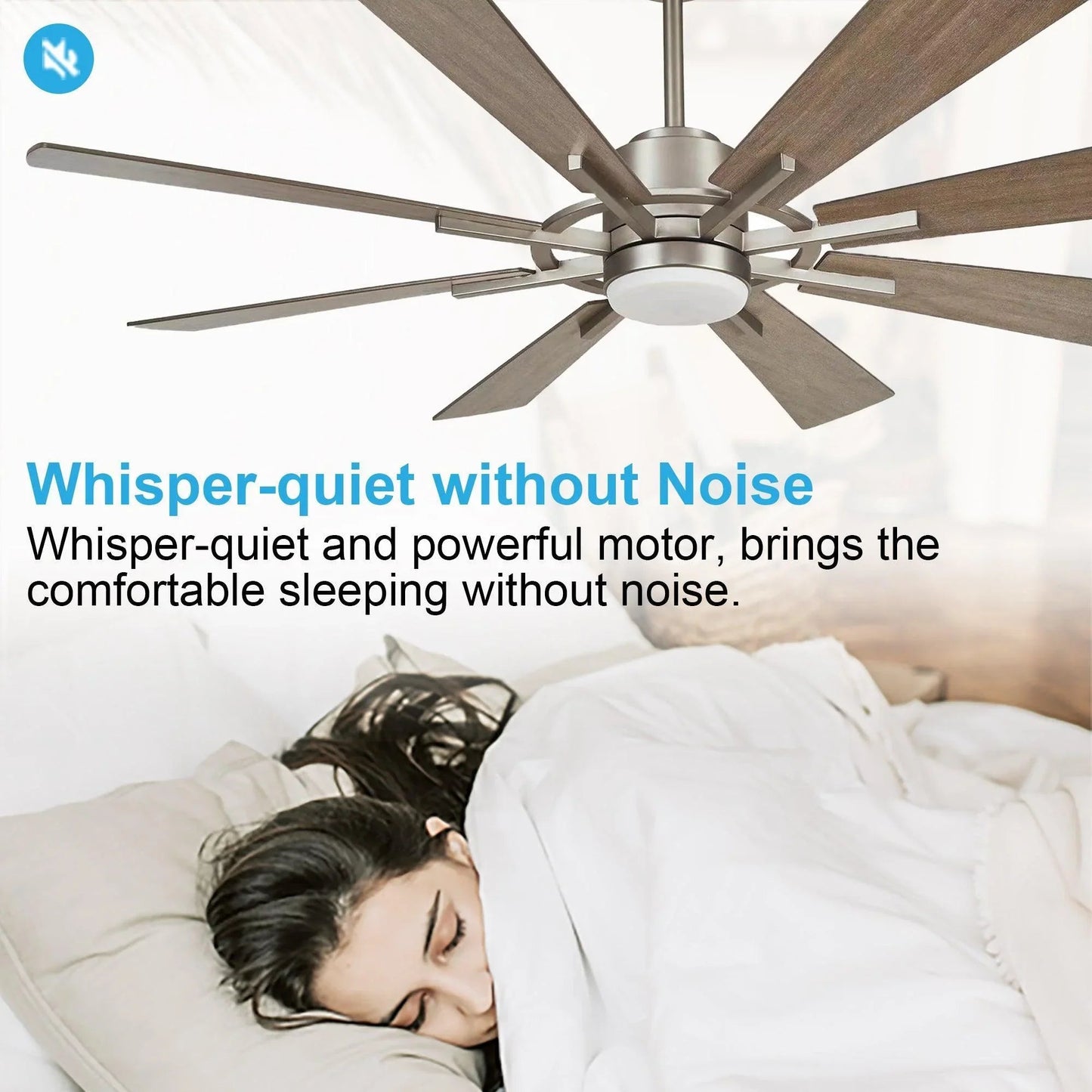 60" Oretha Windmill 8 Blade Led Indoor Oil Rubbed Bronze Ceiling Fan with Remote And Light Kit Included