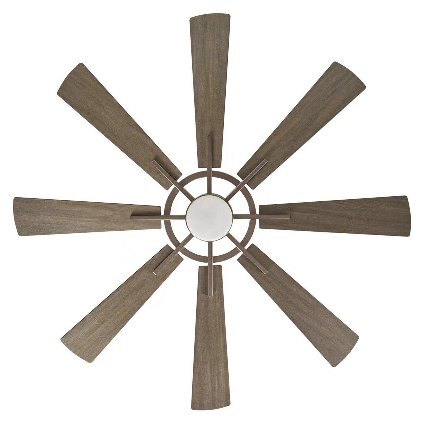 60" Oretha Windmill 8 Blade Led Indoor Oil Rubbed Bronze Ceiling Fan With Remote And Light Kit Included