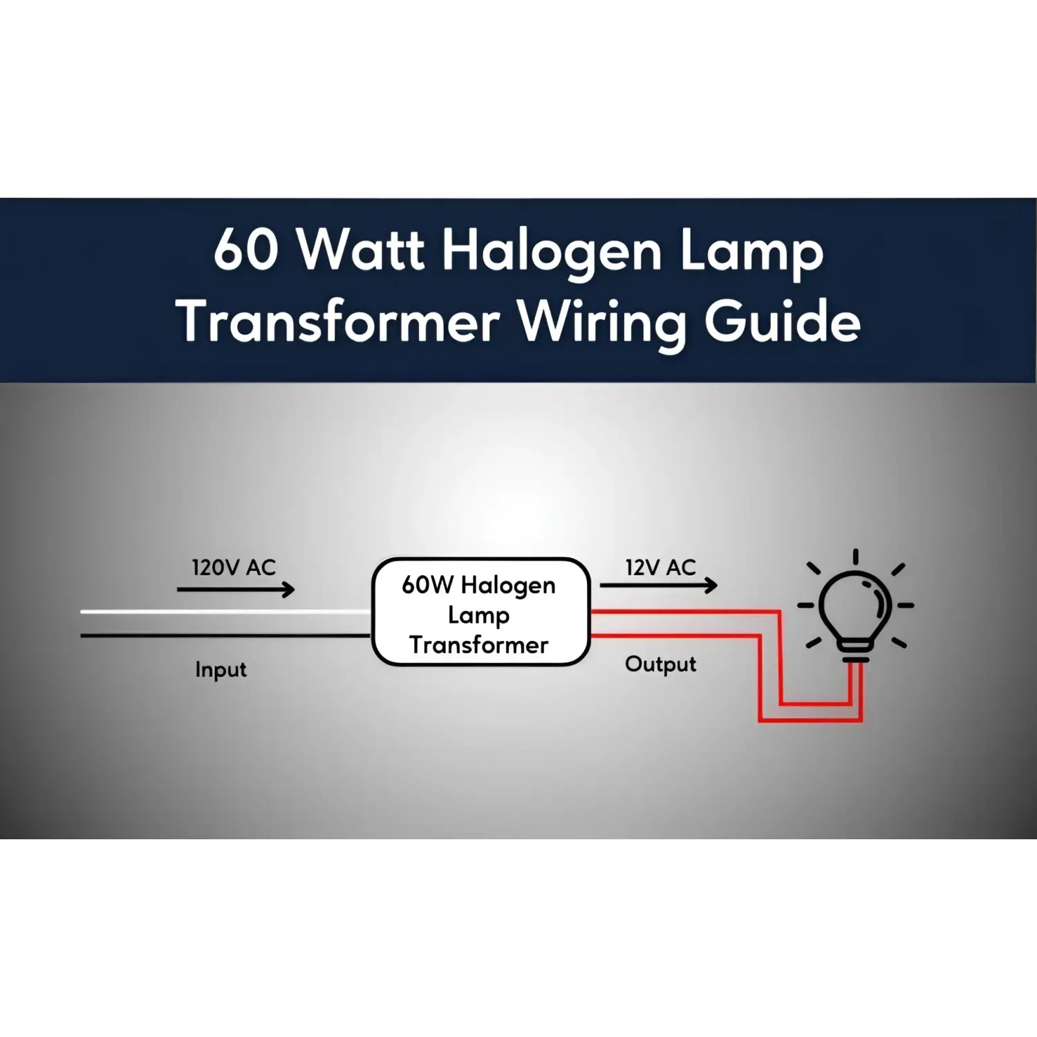 60W Electronic Halogen Transformer