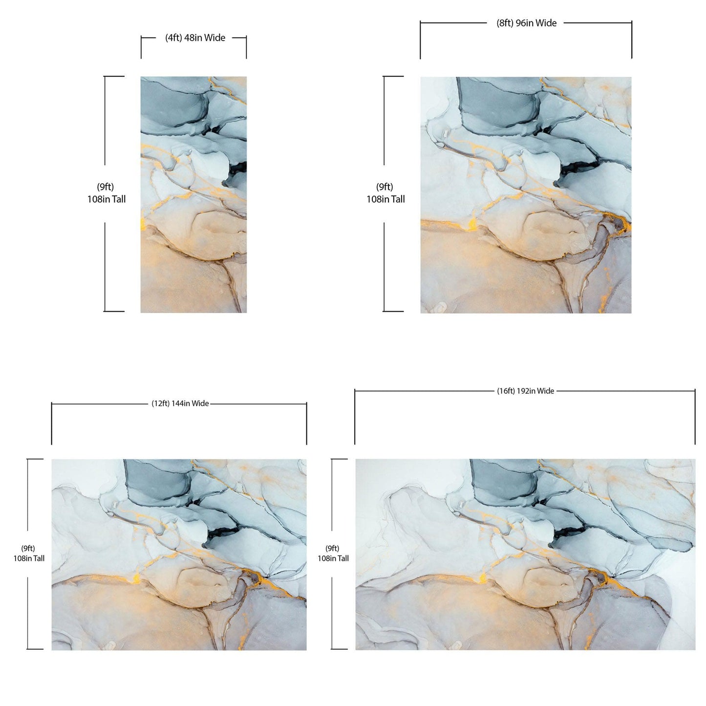 Marble Stone Quartz Pattern Wall Mural. #6166