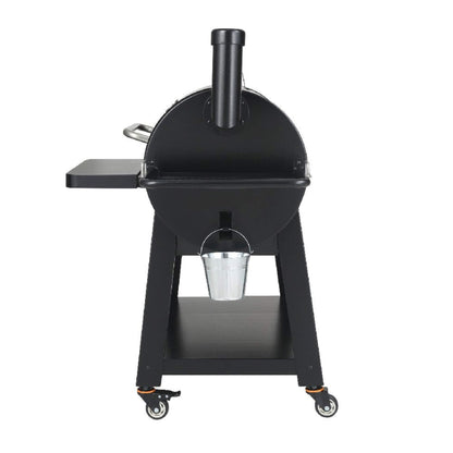 62" Heavy-Duty Portable Wood Pellet BBQ Grill With Cart (SAK91308)