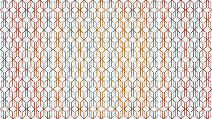 Modern Geometric Shape 3D Hexagon Bronze Lines Peel and Stick Wallpaper | Removable Wall Mural #6213