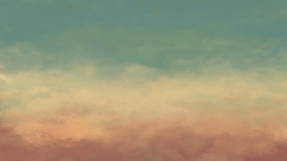 Cloud Wallpaper Wall Art Decor. Pastel Cloudscape Wallpaper. #6235