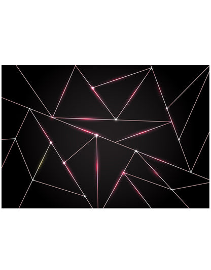 Luxury Polygonal Triangle Pattern Lines Shape. Peel and Stick Wall Mural. #6251
