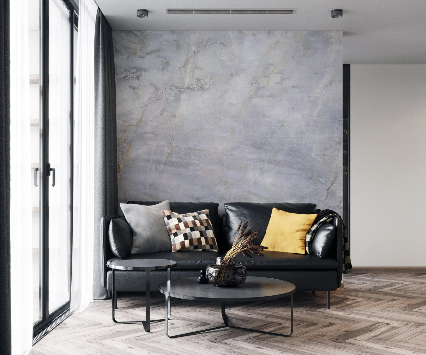Natural Marble Stone Slate Peel and Stick Wall Mural. #6296