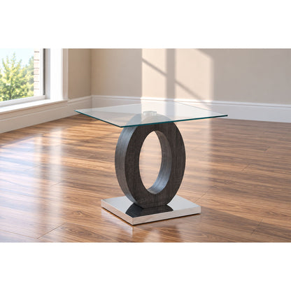 End Table - Brown White