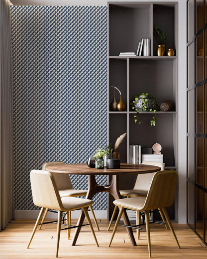 Modern Geometric Shape Pattern Wall Mural. Minimalist Mosaic Square Box Shape Bauhaus Pattern. #6328