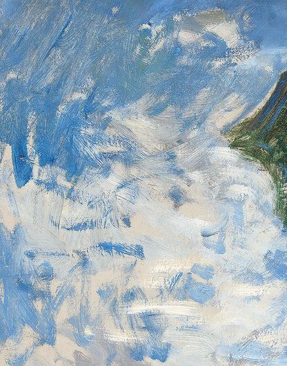 Monet Painting Wall Mural. Woman with a Parasol, Madame Monet and Her Son (1875) Painting. #6332