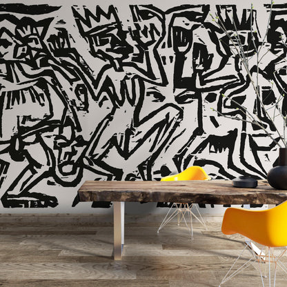 Die Irren III Artwork Print Wall Mural. Famous artwork (1912–1923) by Ernst Ludwig Kirchner. #6349